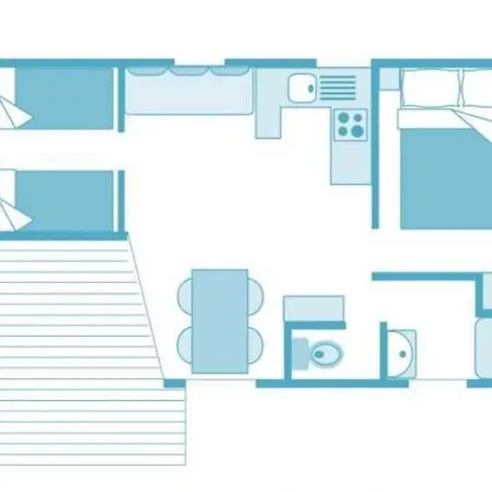 Mobilhome 4 Etoiles - Parc Aquatique - Eecgcg *